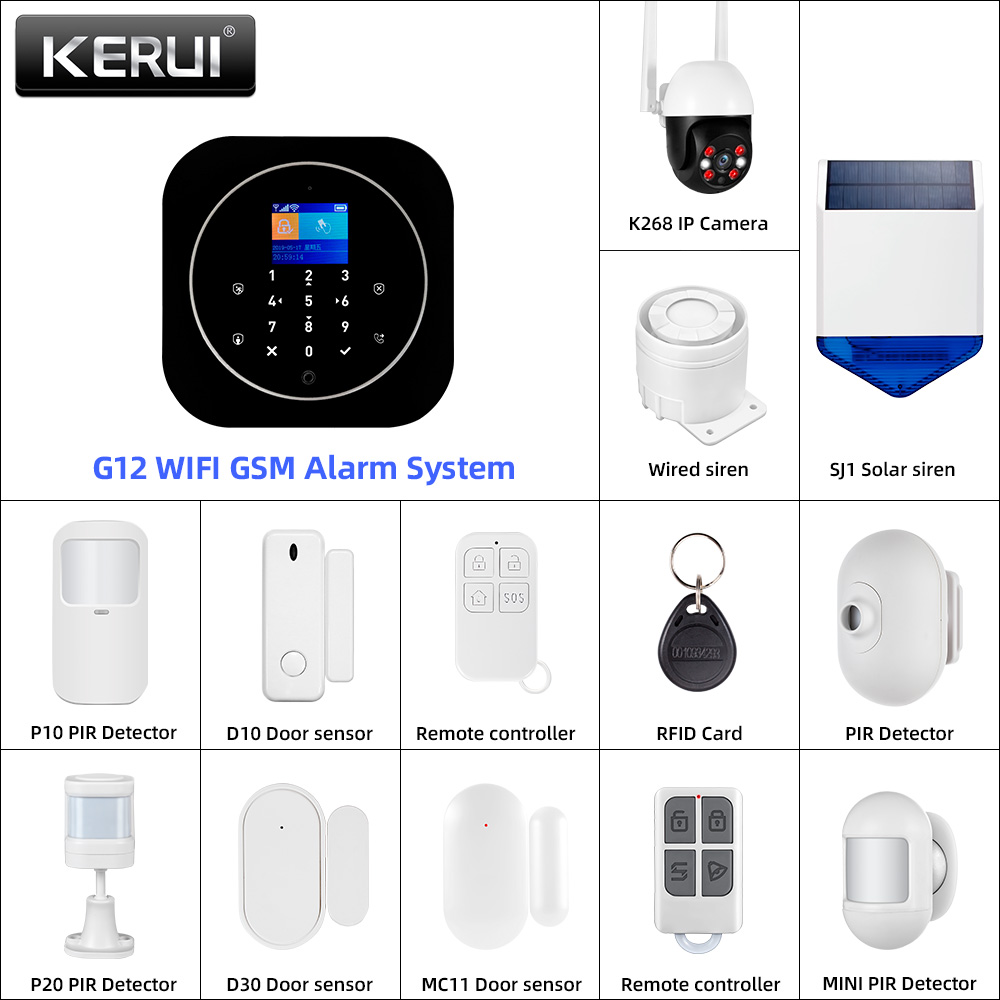 Home Security Ultimate - KERUI G12 2G Wifi Wireless Home