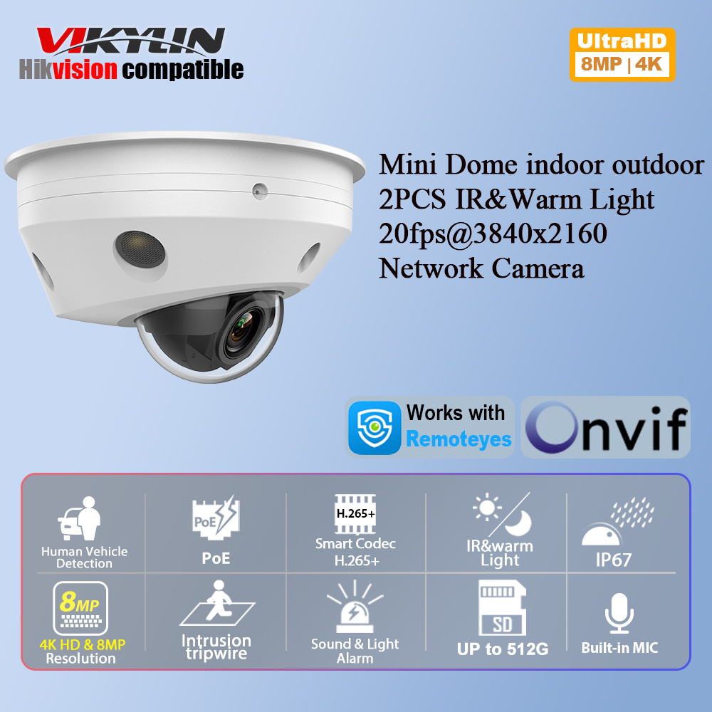 Home Security Online - Vikylin 8MP IR Night Vision Mini