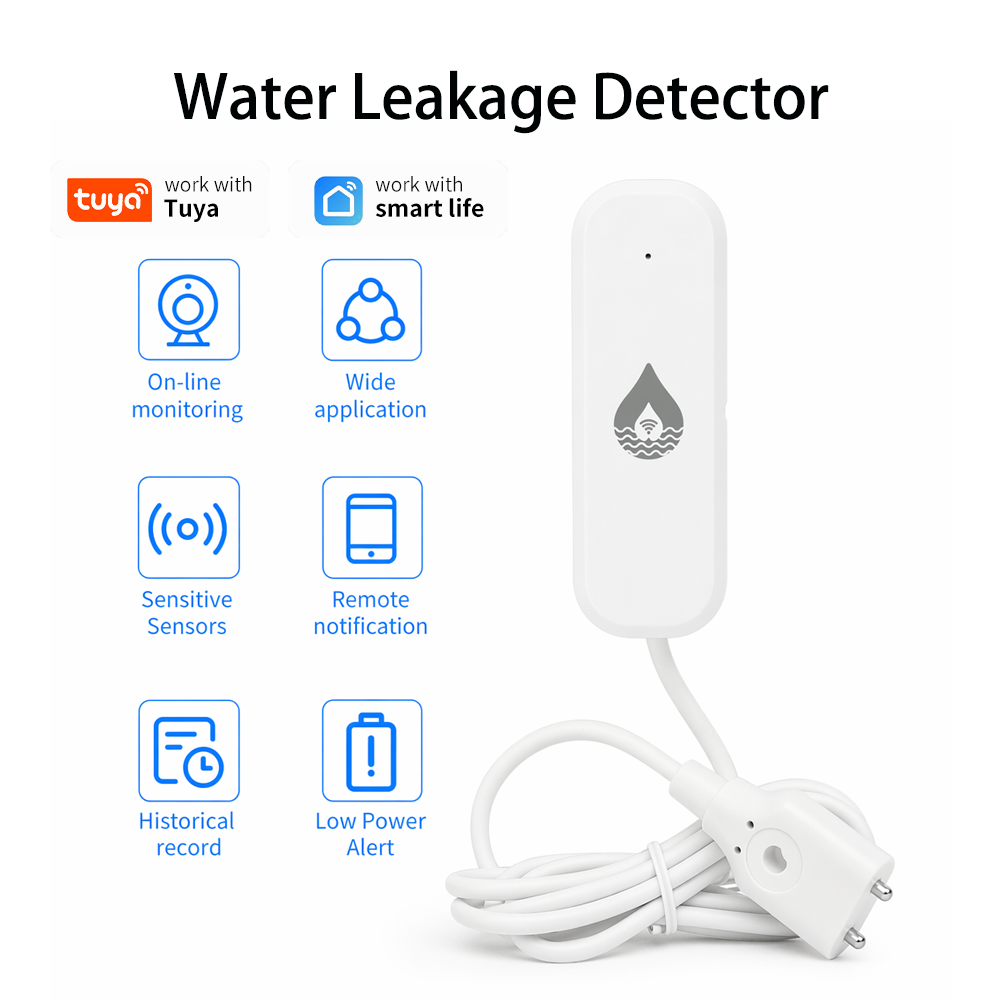 Home Security Device - YFK WiFi/Zigbee Water Leakage Alarm Sensor