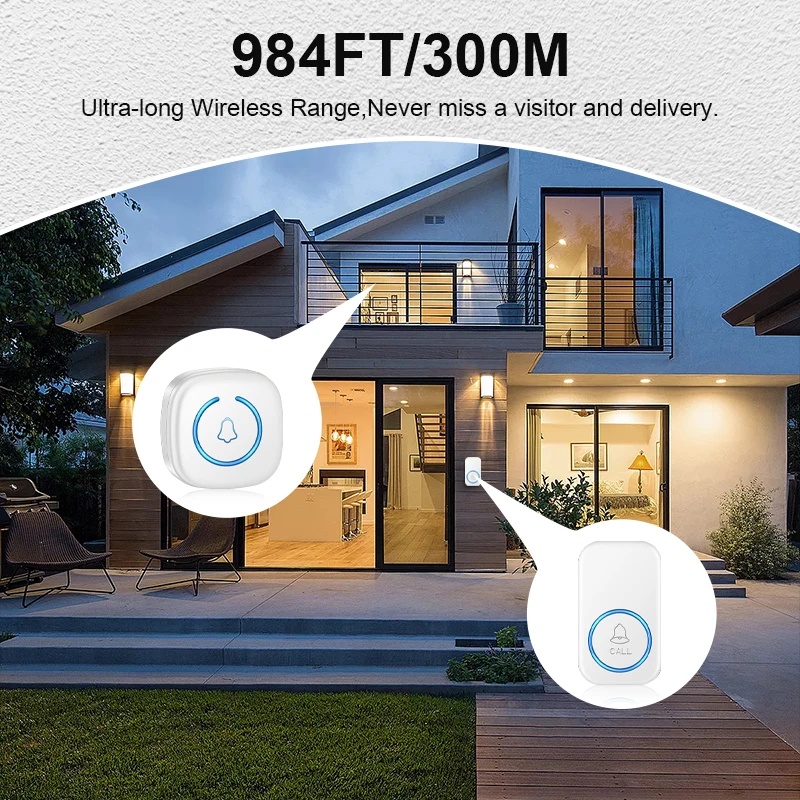 Wireless Doorbell Intelligent  - Home Security Bell review and price