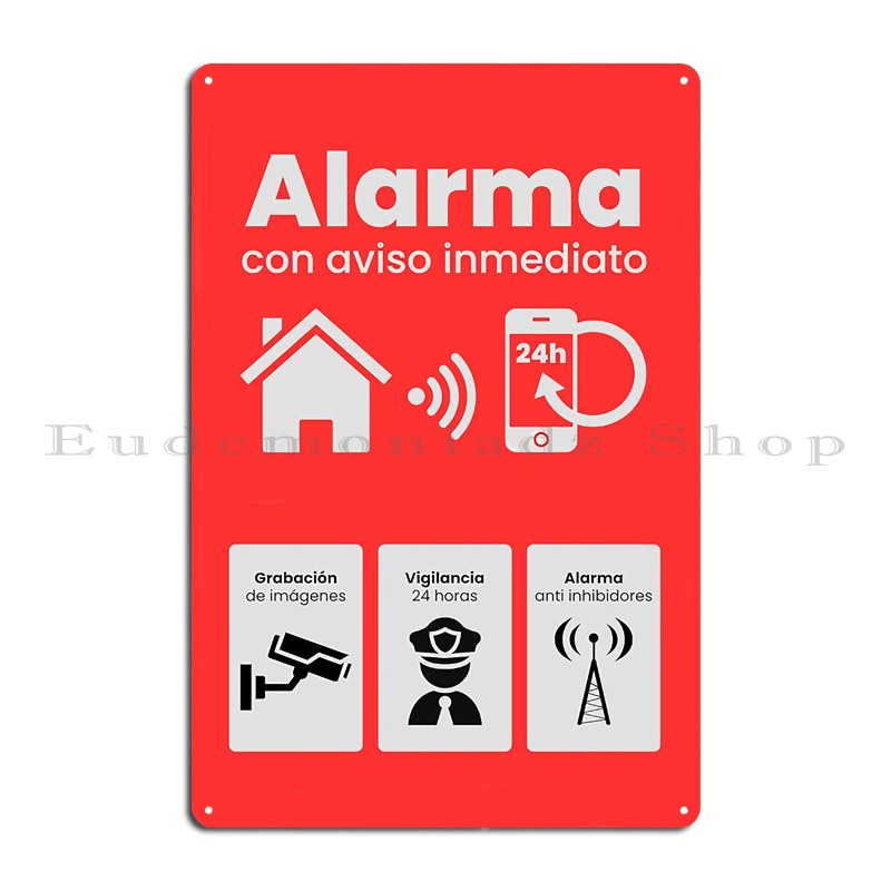 Retro 24h Alarm System Metal S - Home Security Device review and price