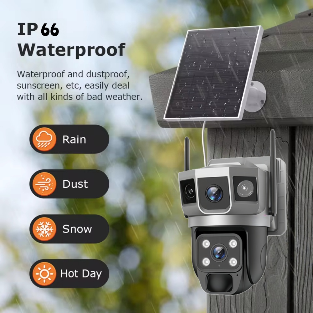 4G Camera Outdoor Solar Survei - Home Security Camera System review and price