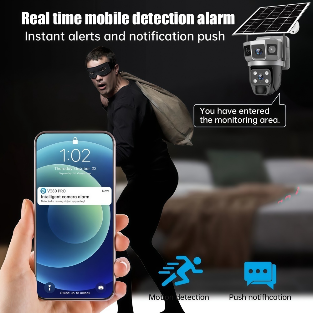 4G Camera Outdoor Solar Survei - Home Security Camera System review and price