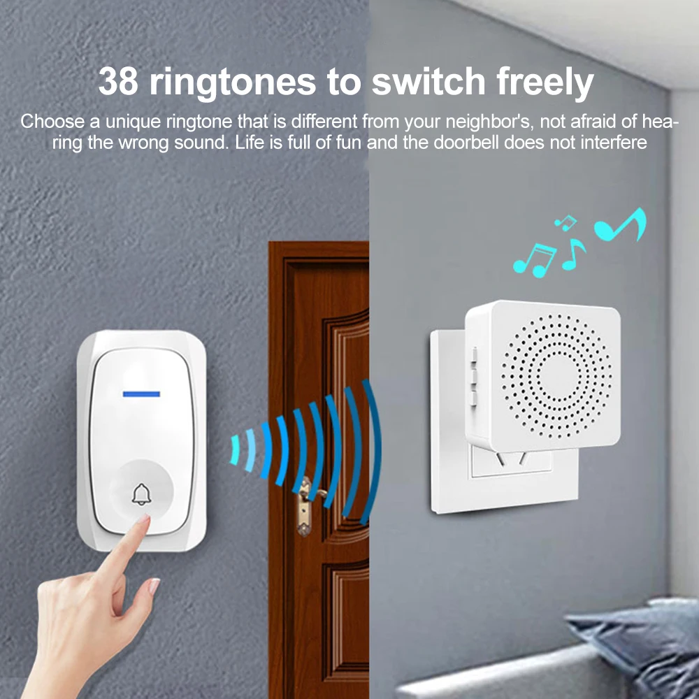 USB Wireless Doorbell Smart We - Home Security Bell review and price
