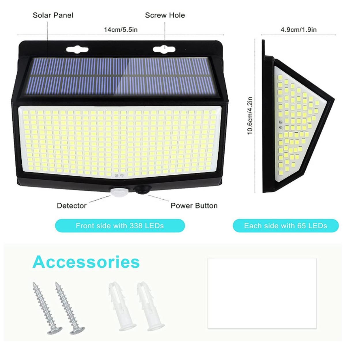 3-Sided LED Wall Light Auto On - Home Security Flood Lights review and price