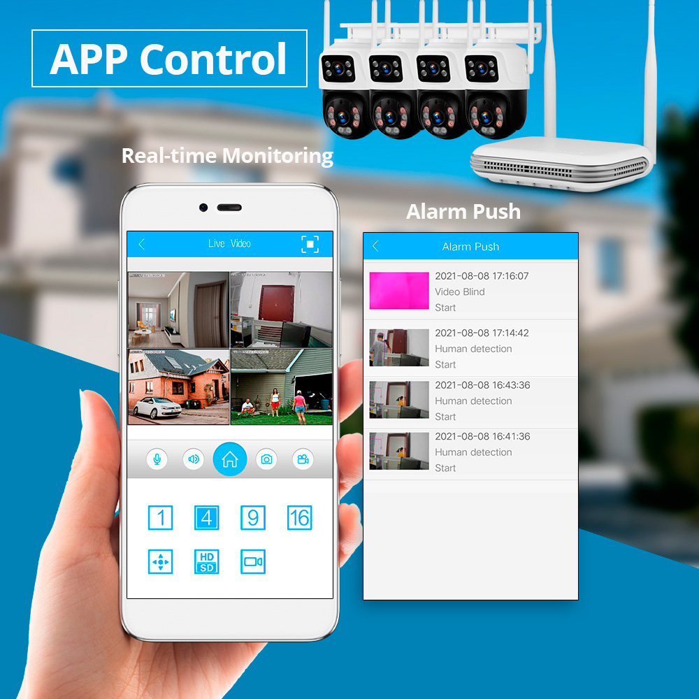 KERUI Waterproof 6MP HD Wirele - Home Security Systems Wireless review and price