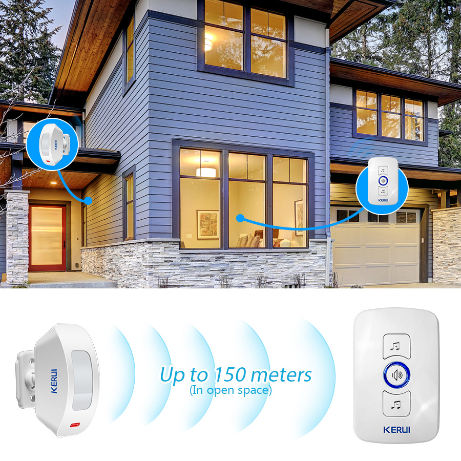 KERUI Wireless Doorbell Home S - Home Security Bell review and price