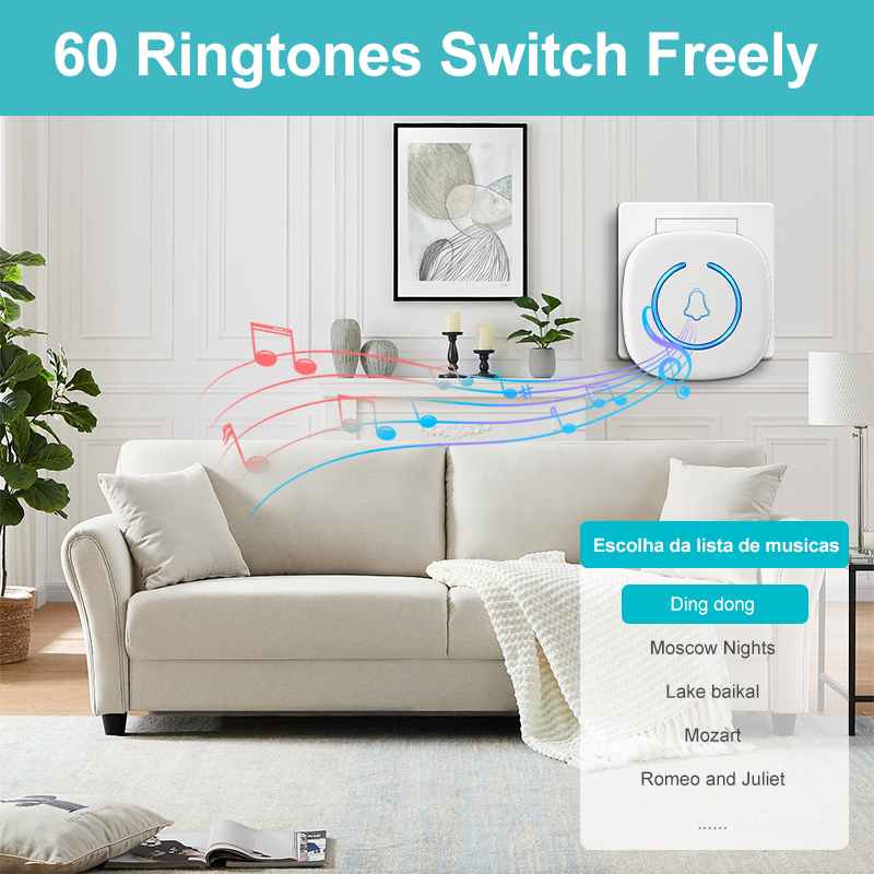 EZHEN Smart Wireless Doorbell  - Home Security Bell review and price