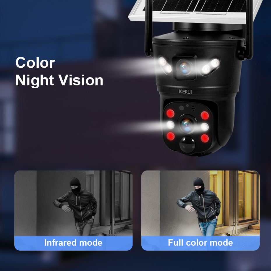 KERUI Outdoor 6MP Solar Camera - Home Security For Windows review and price