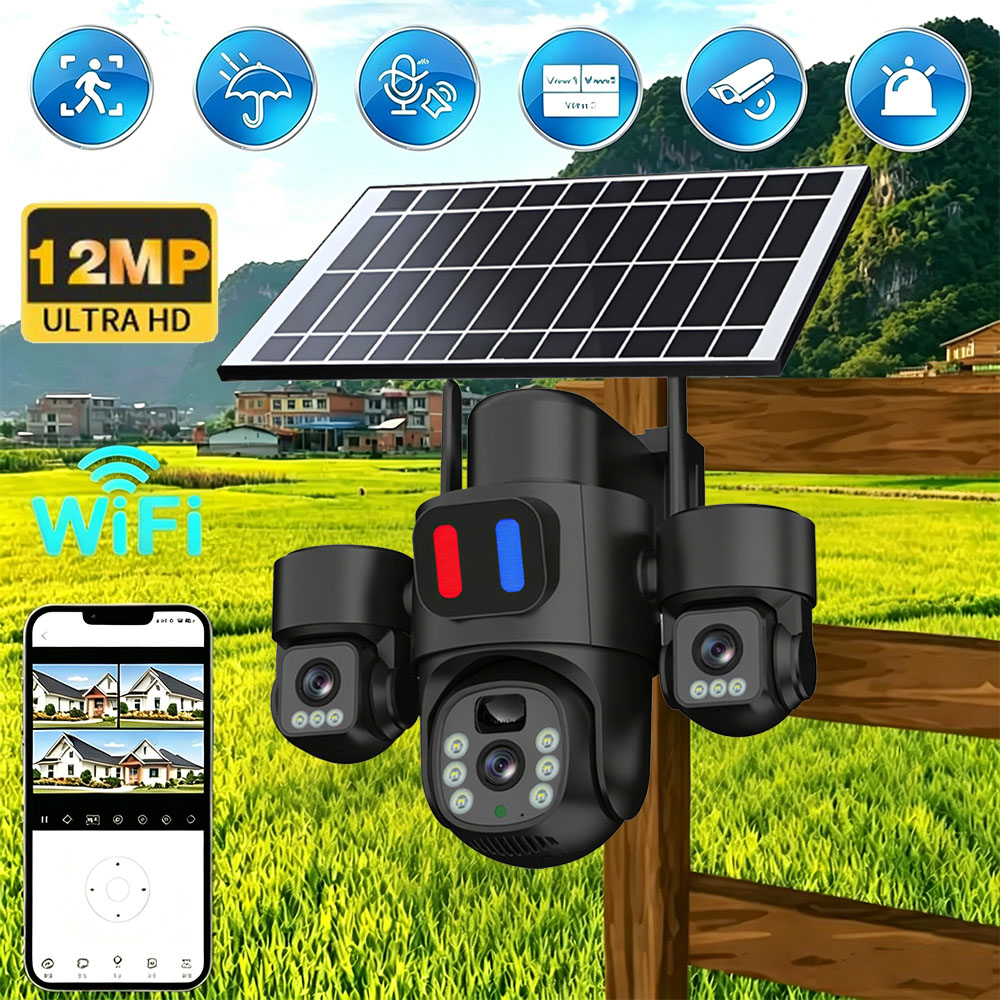 Solar WiFi PTZ Camera Outdoor  - Home Security For Windows review and price