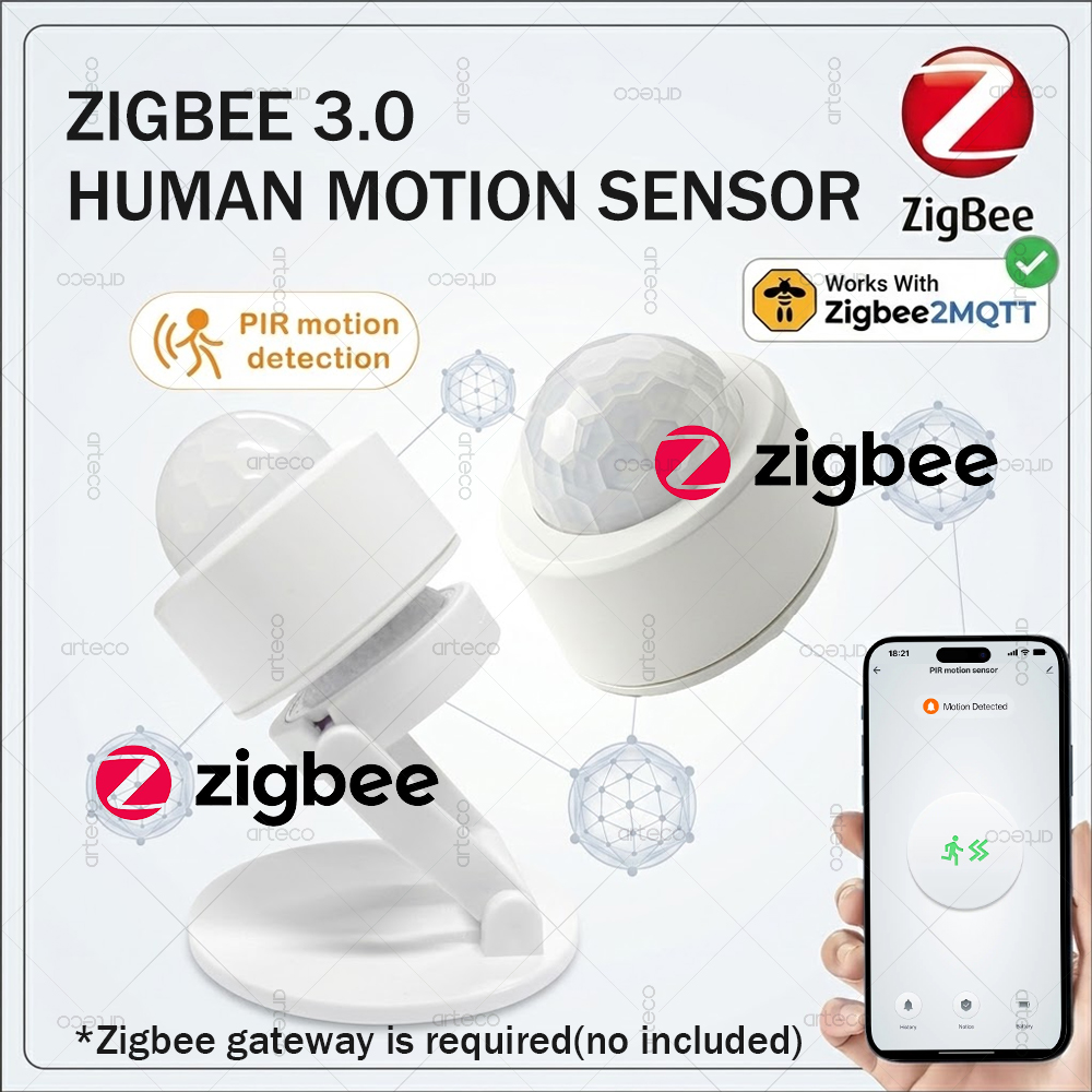 Zigbee 3.0 Mini PIR Motion Sen - Home Security Device review and price