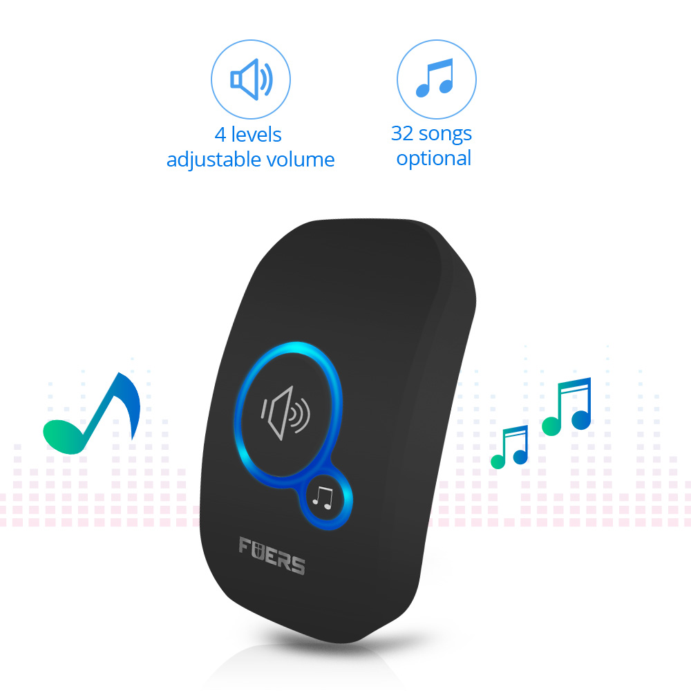 Fuers Wireless Doorbell Home W - Home Security Bell review and price