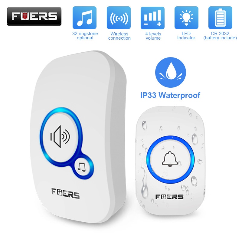 Fuers Wireless Doorbell Waterp - Home Security Bell review and price