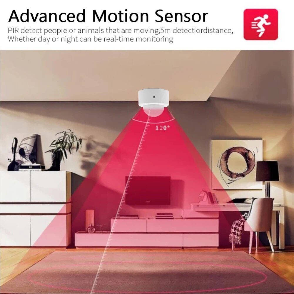 Zigbee Mini PIR Motion Sensor  - Home Security Device review and price
