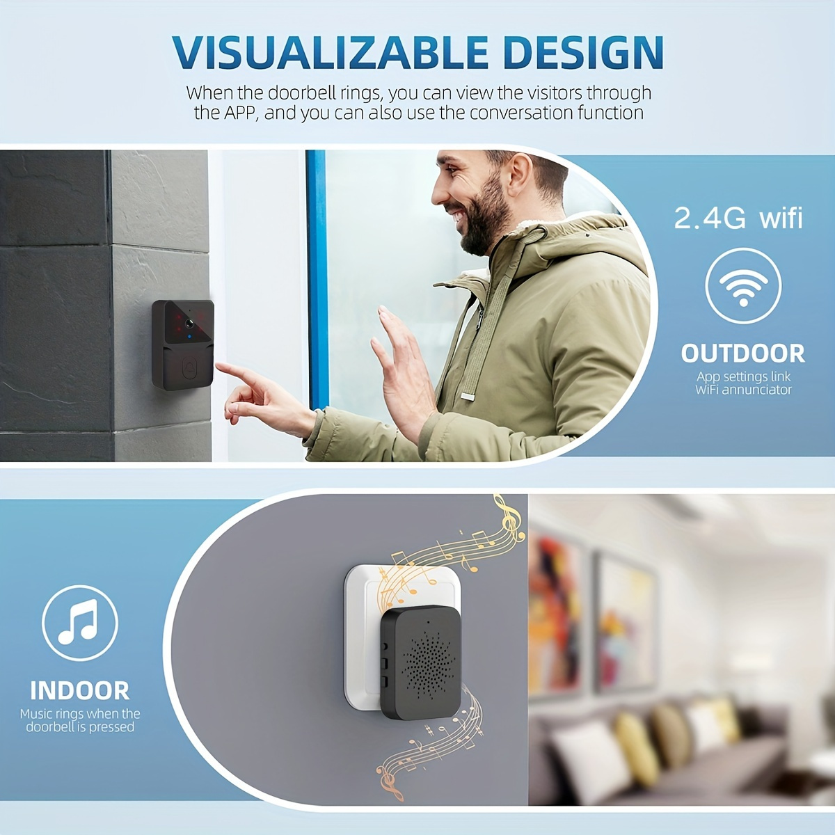 Tuya Wireless Smart Video Door - Home Security Bell review and price