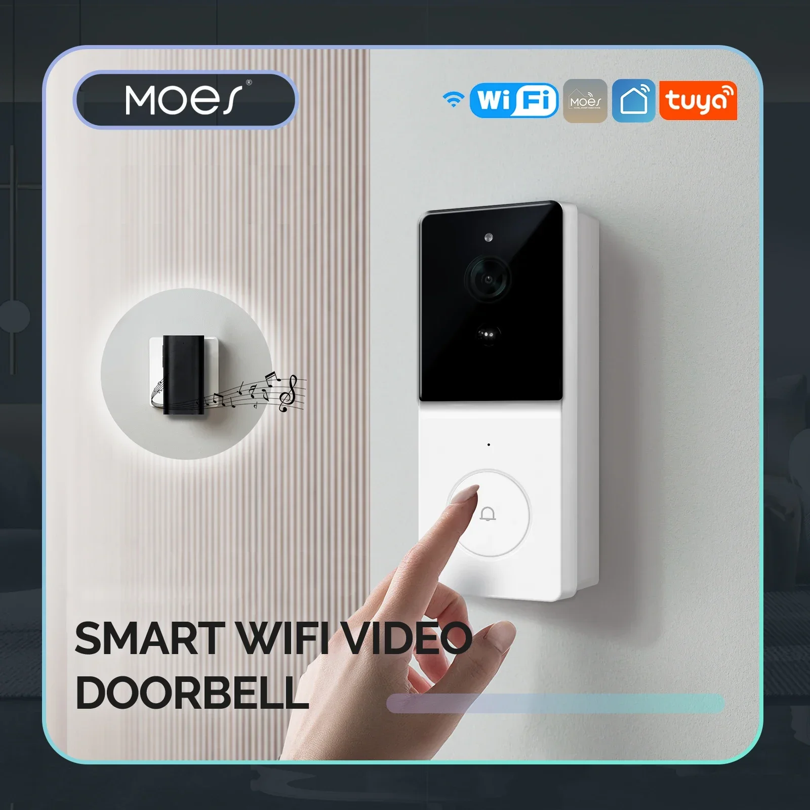 MOES Tuya Smart WiFi Video Doo - Home Security Bell review and price